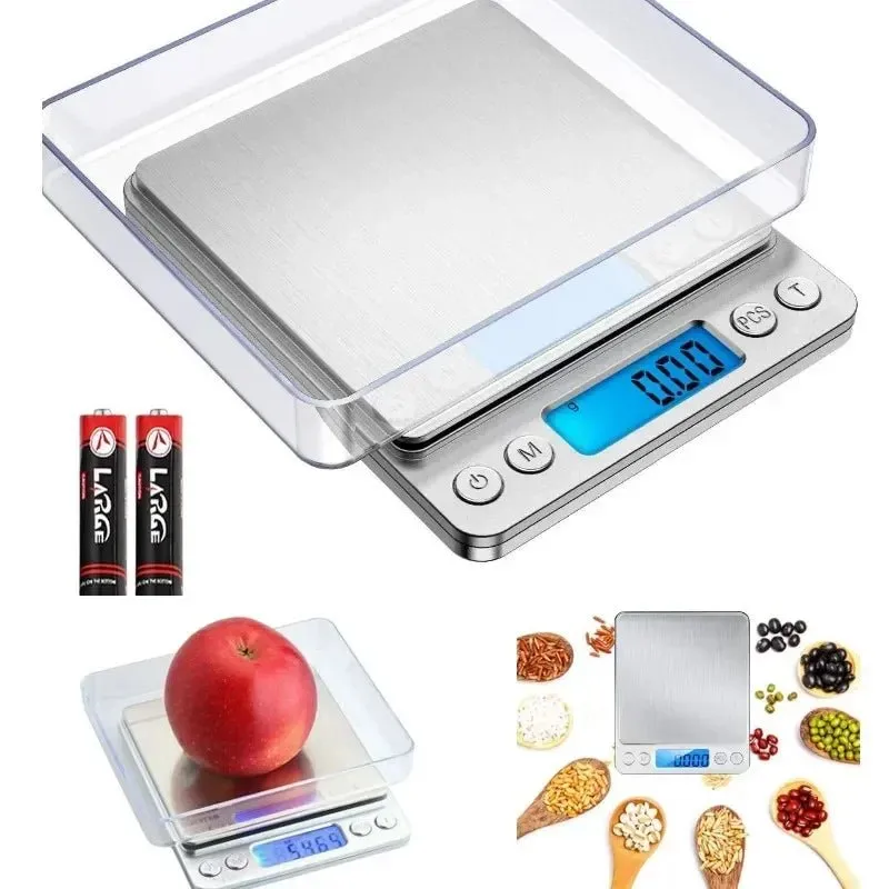0.01g LCD Digital Jewelry Scale Smart Precision Electronic Pocket Portable Kitchen Food Scales Gram Weight Balance