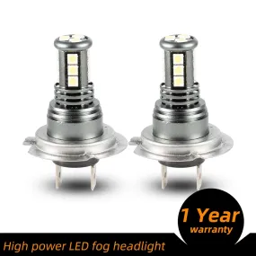 1 Pair Aluminum Car Led High-brightness Fog Lamp Headlights