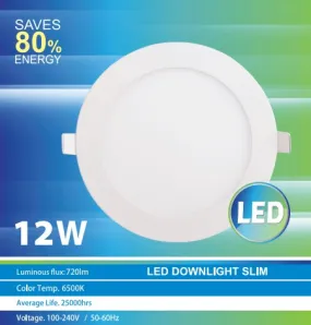 12WDL0010 1 Light LED Recessed Light in White