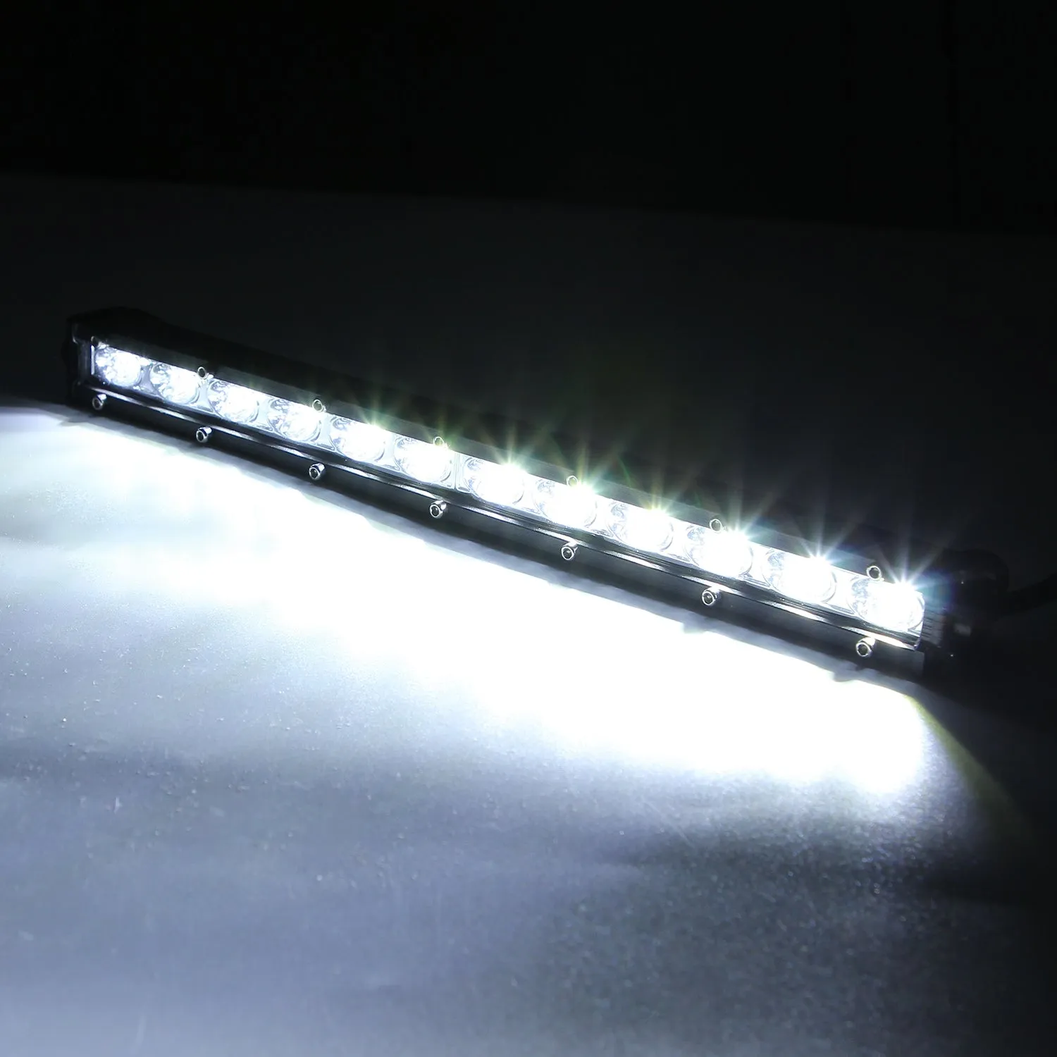 14inches LED Light Bar Signal Row Light Bar Spot Flood Combo Off