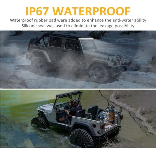 14inches LED Light Bar Signal Row Light Bar Spot Flood Combo Off