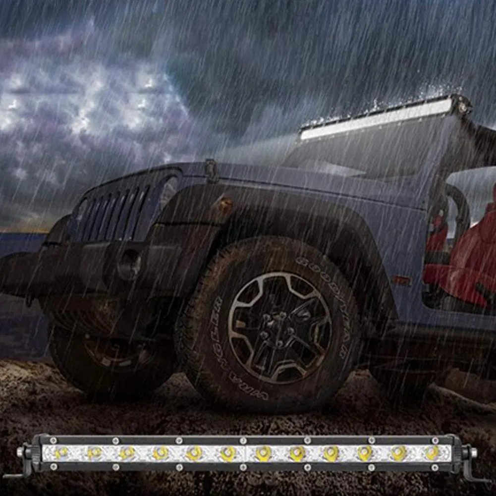 14inches LED Light Bar Signal Row Light Bar Spot Flood Combo Off