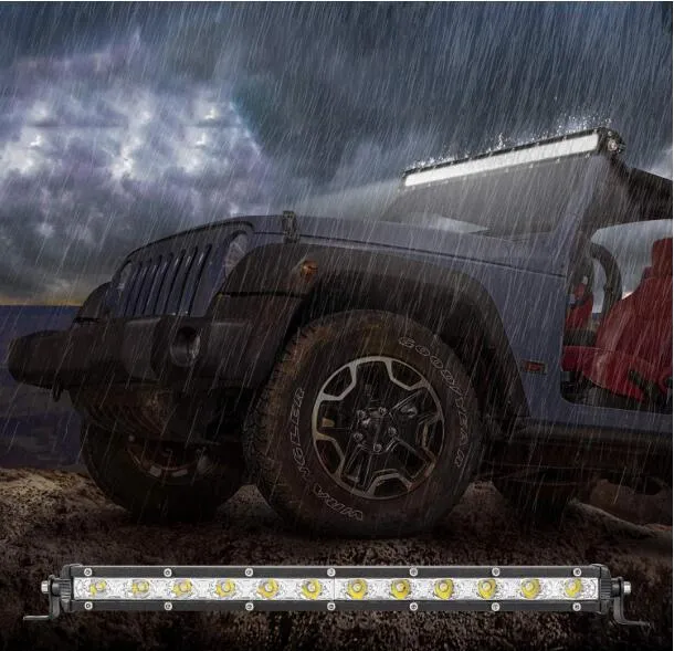 14inches LED Light Bar Signal Row Light Bar Spot Flood Combo Off