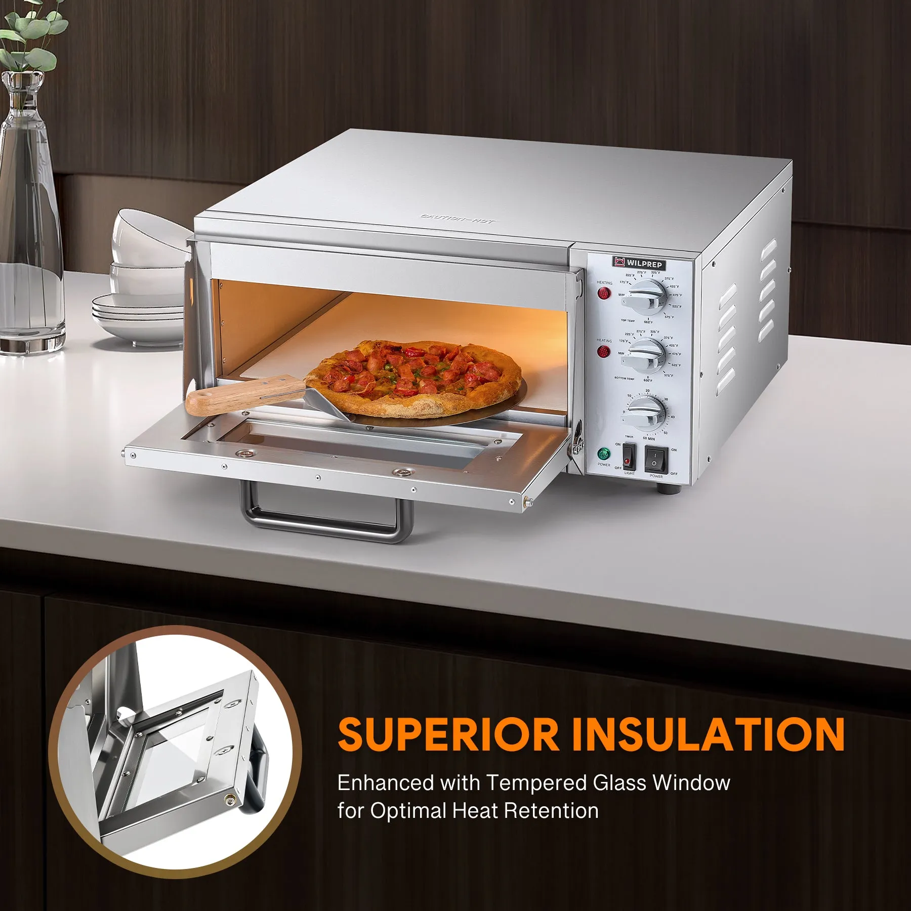 16" Commercial Countertop Oven for Pizza