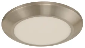 18W LED Ceiling Light in Satin Nickel