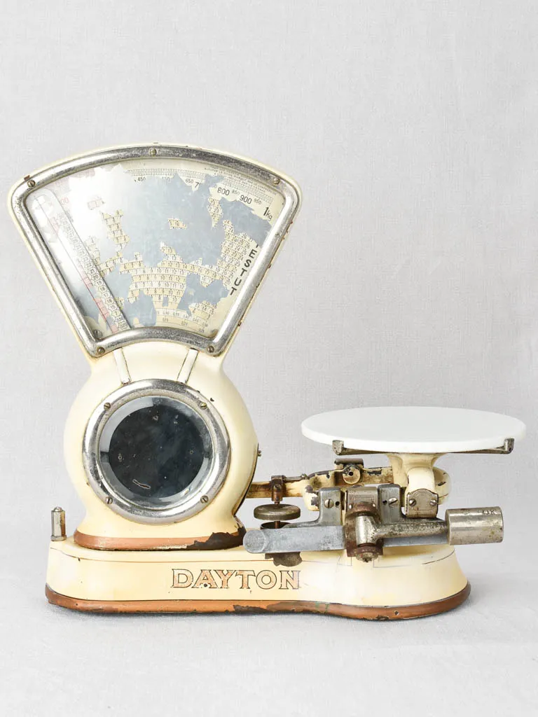 1950s Dayton épicerie weigh scales