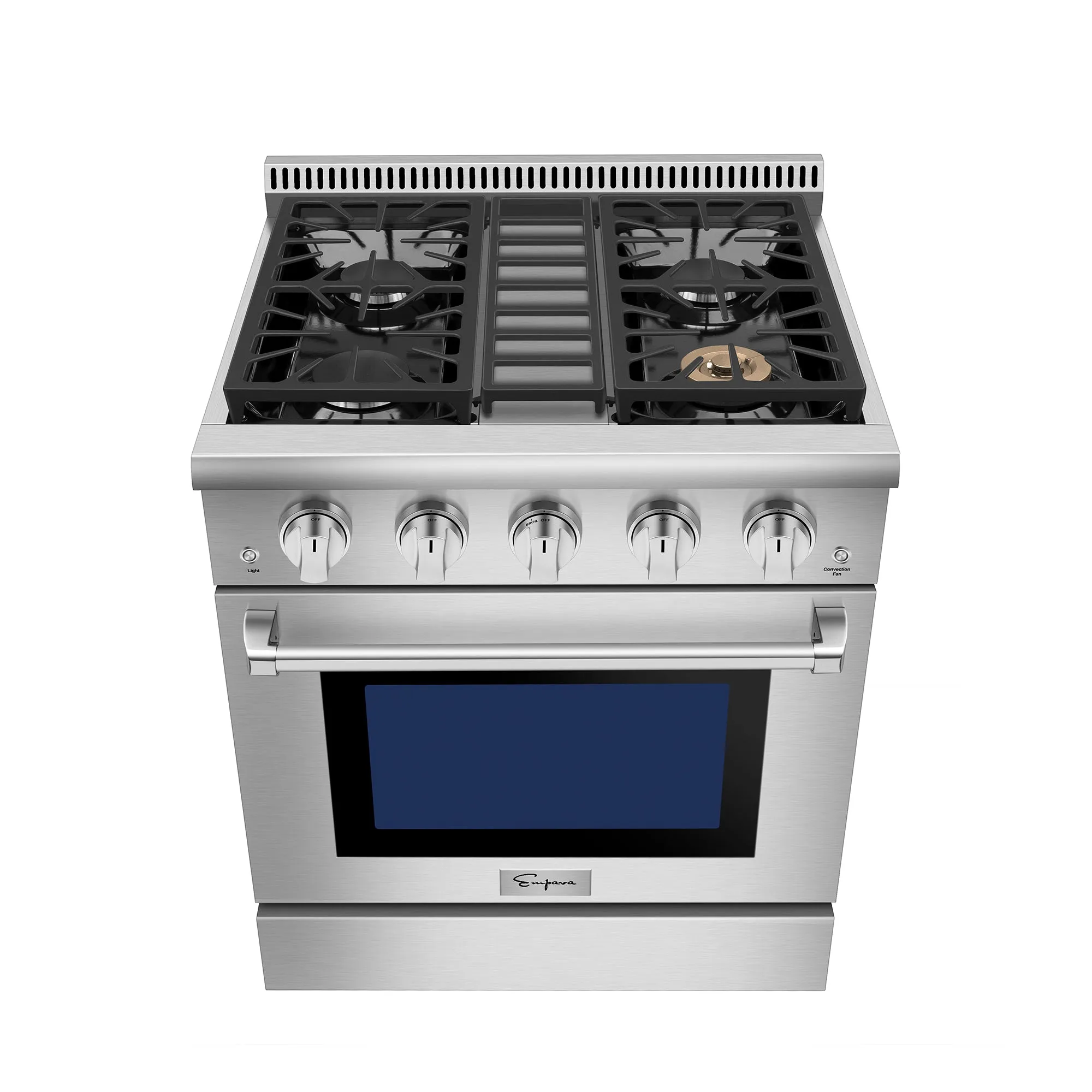 2 Piece Kitchen Appliances Packages w/ 30" Gas Range & 30" Range Hood-30GR03 & 30RH01