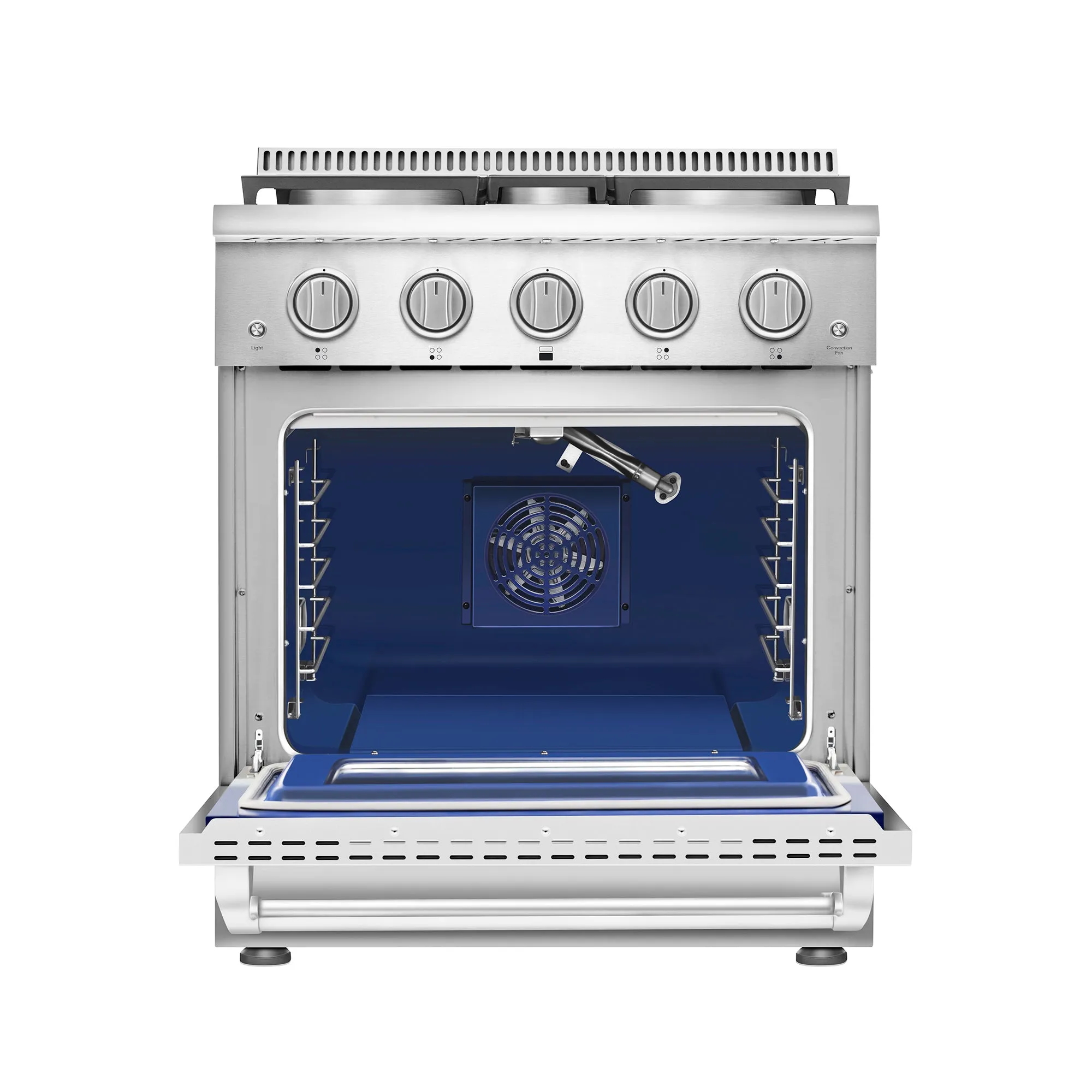 2 Piece Kitchen Appliances Packages w/ 30" Gas Range & 30" Range Hood-30GR03 & 30RH01