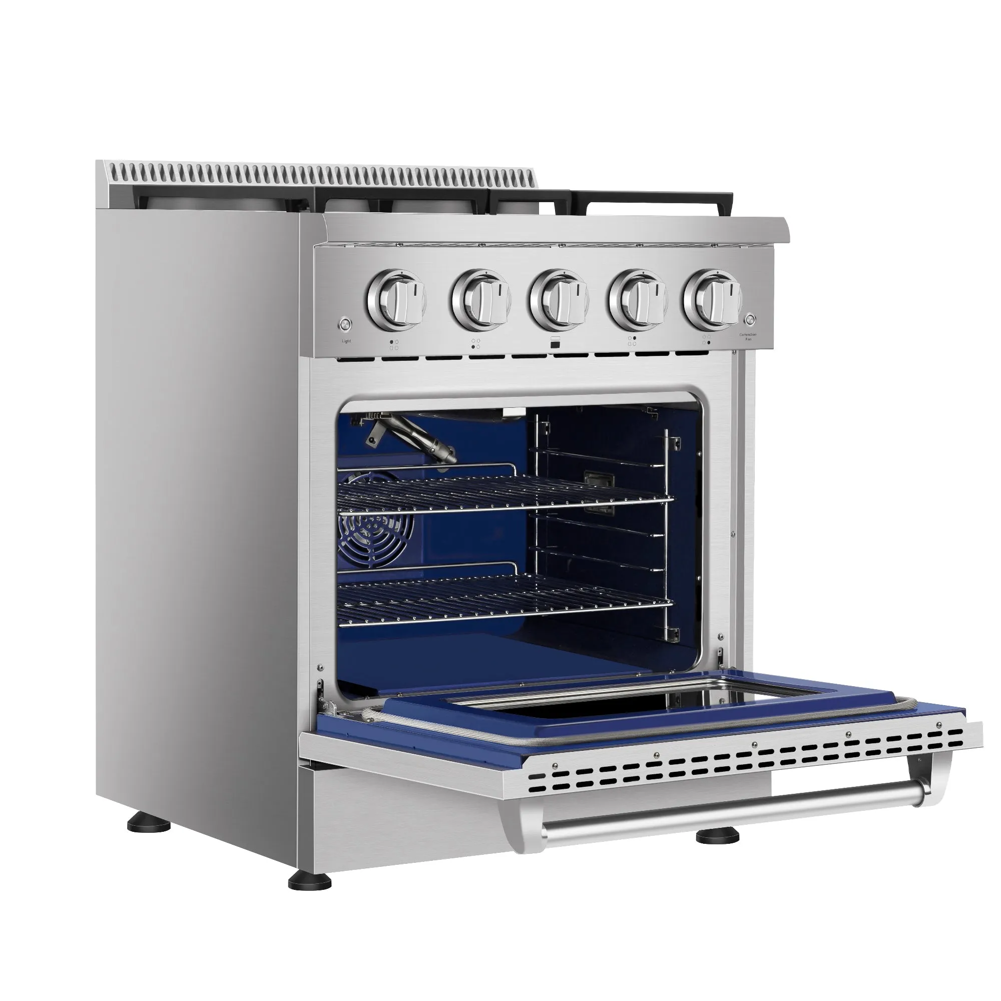 2 Piece Kitchen Appliances Packages w/ 30" Gas Range & 30" Range Hood-30GR03 & 30RH01