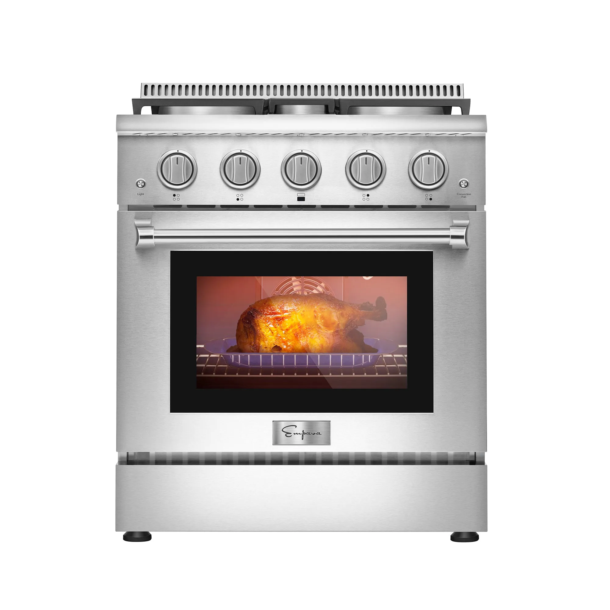 2 Piece Kitchen Appliances Packages w/ 30" Gas Range & 30" Range Hood-30GR03 & 30RH01