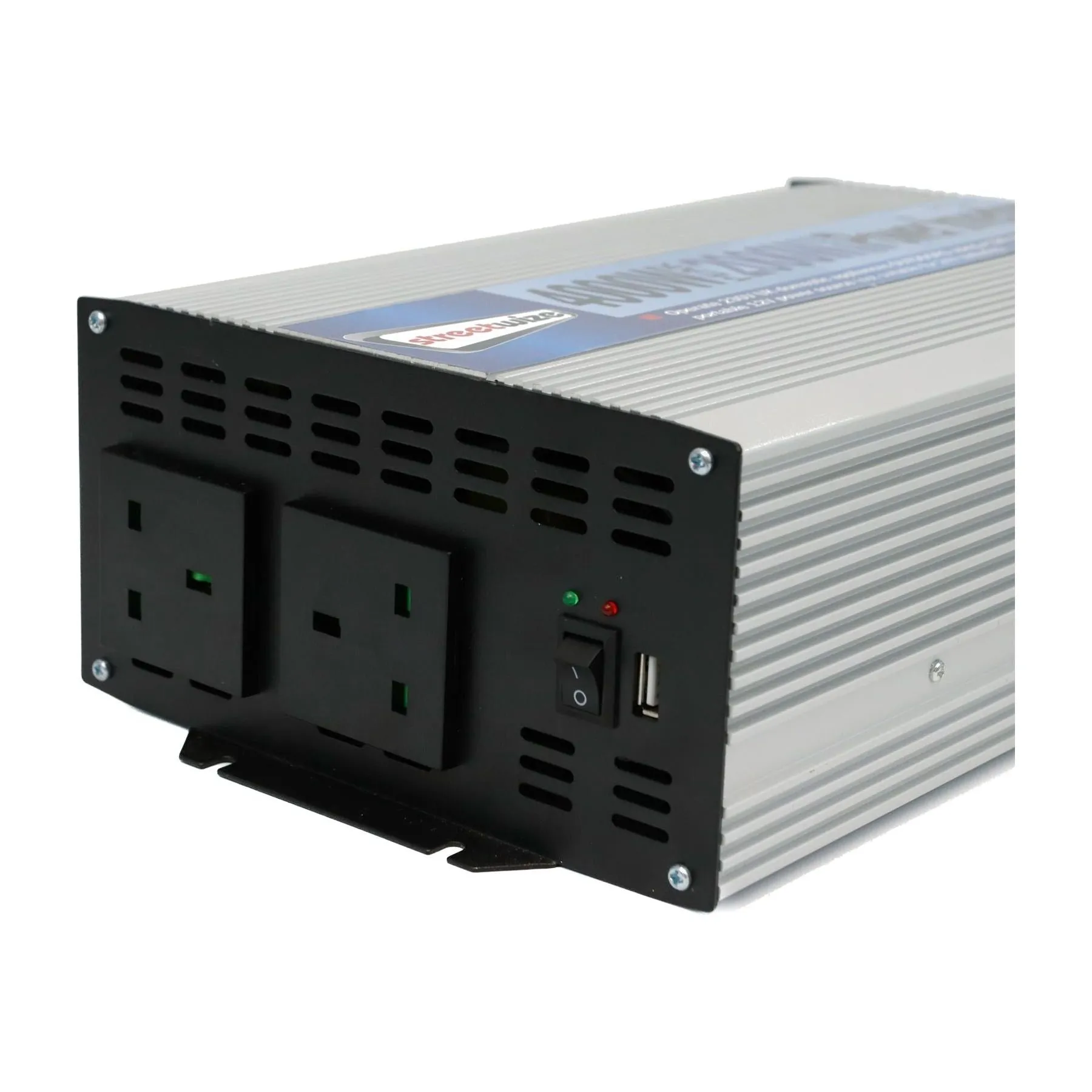 2000w-4000w Peak AC-DC 12v-230v Converter Inverter 2 Way Power Socket INV2000