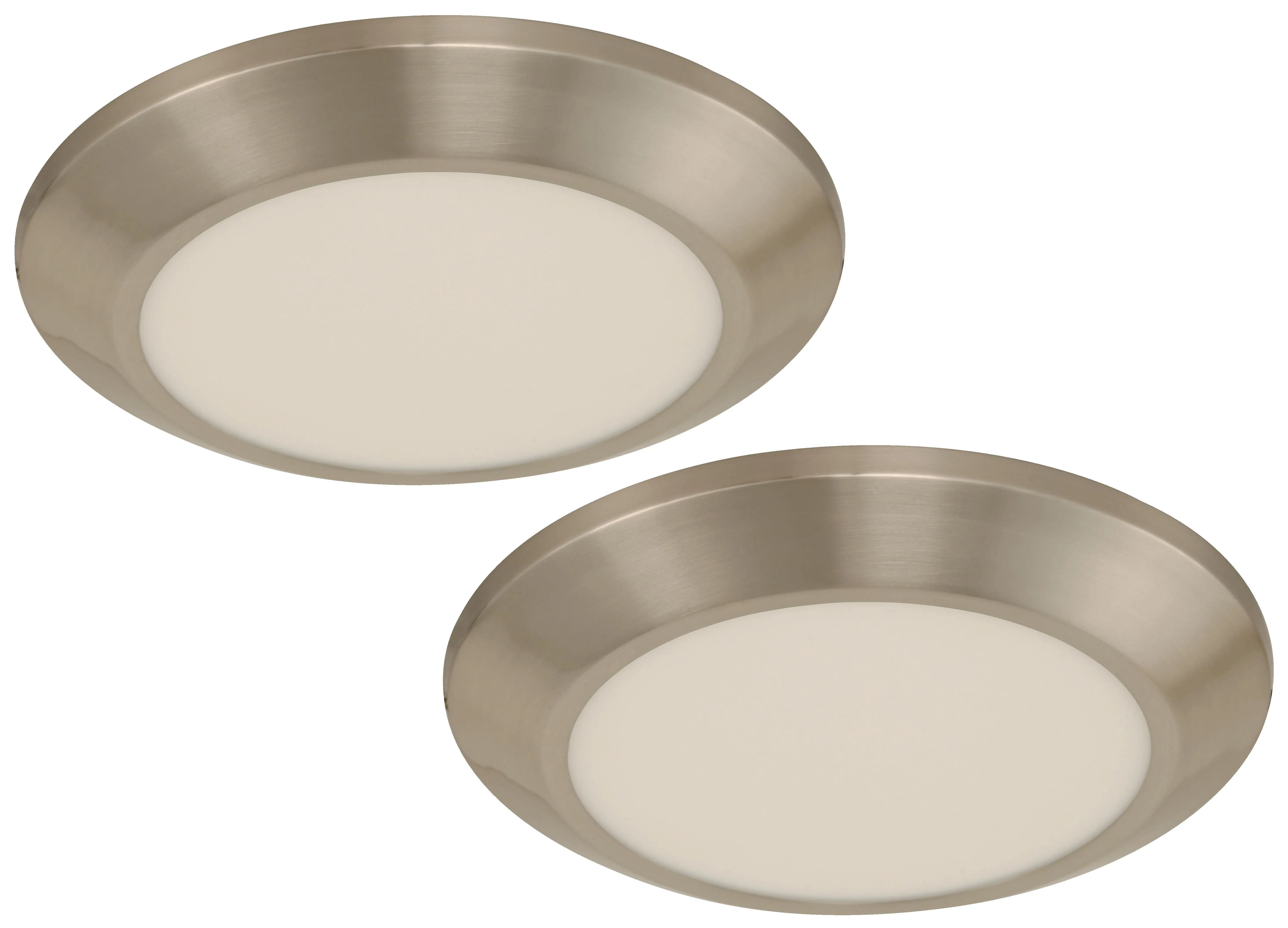 21238-4 LED Flush Mount in Satin Nickel