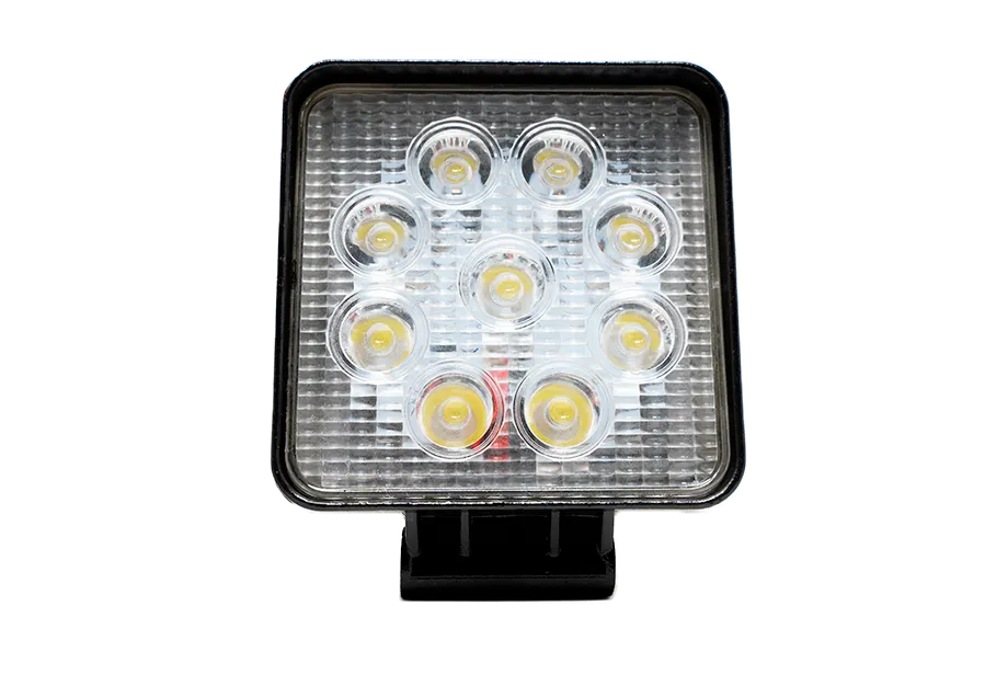 27W Square Work Light BY CALI RAISED LED