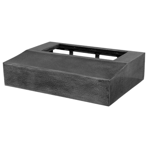 30 Inch 735 CFM Hammered Zinc Under Cabinet Range Hood with Slim Baffle Filters