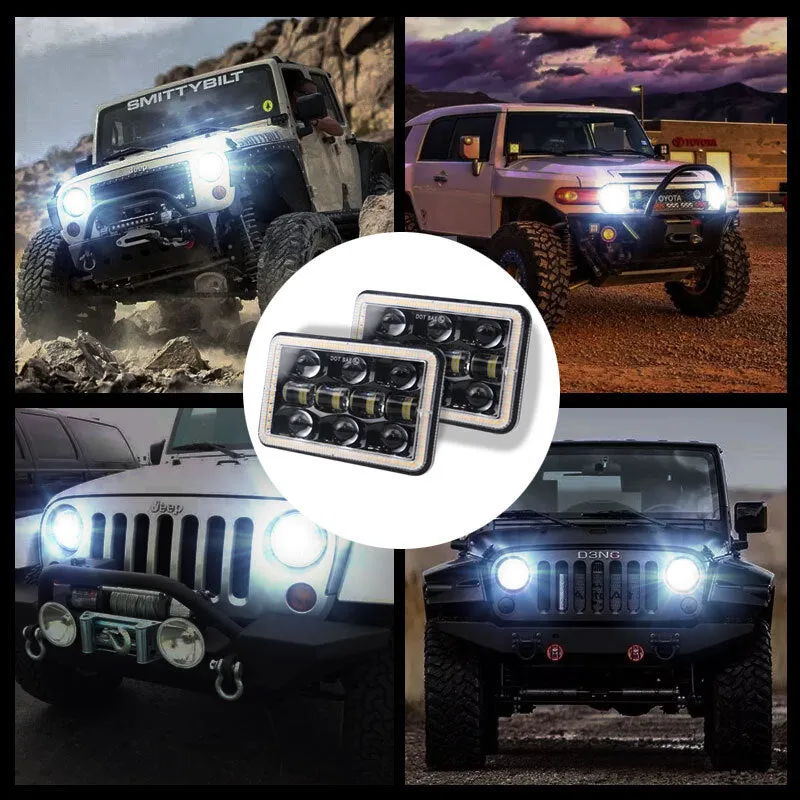 300 W 5 inch LED Headlights 4x6 Led Sealed Beam Headlamp Led