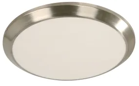 30W LED Flush Mount in Satin Nickel