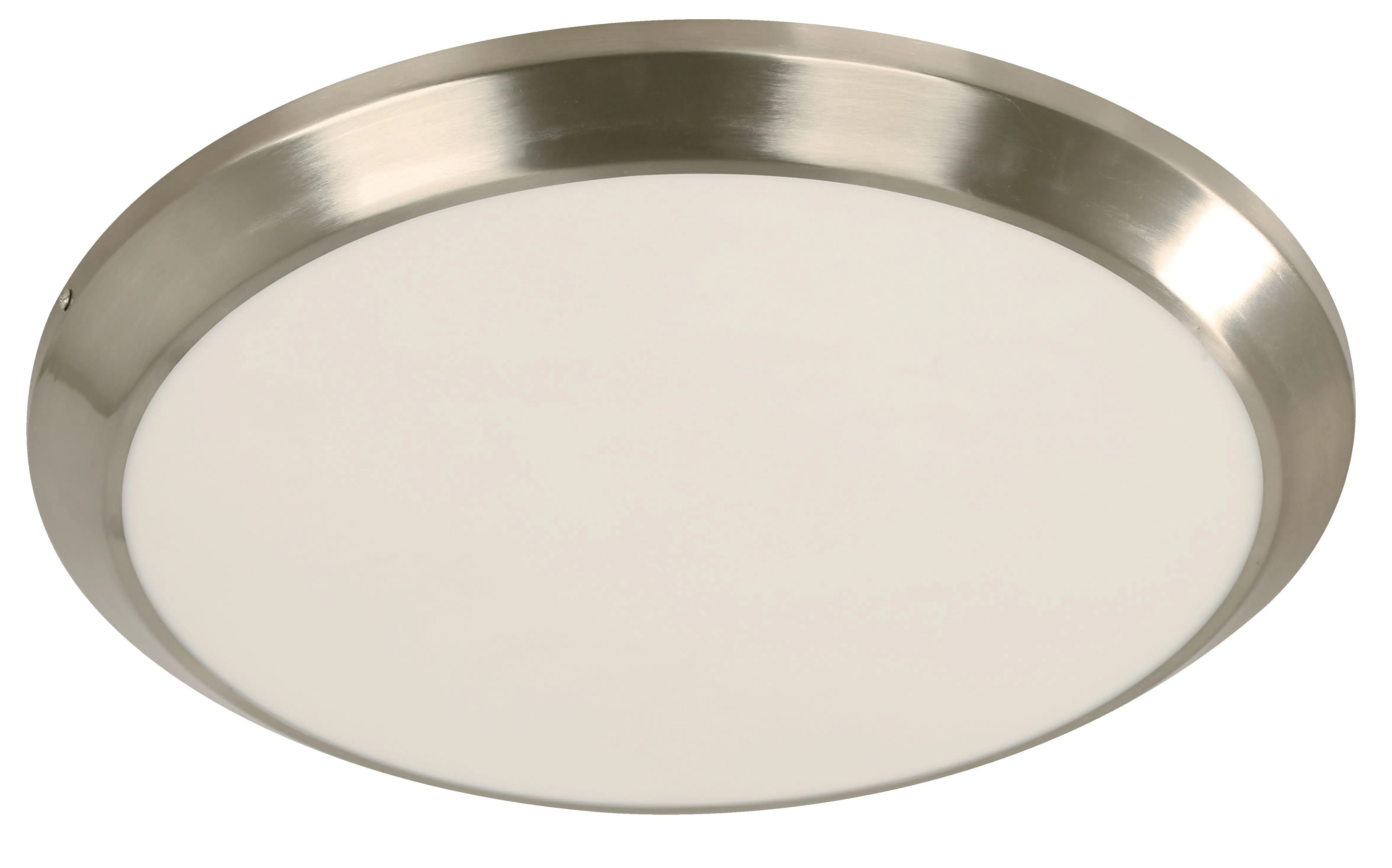 30W LED Flush Mount in Satin Nickel