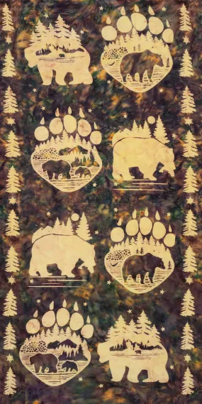 422116895 / Bear Panel-Fall Fusion 23x44