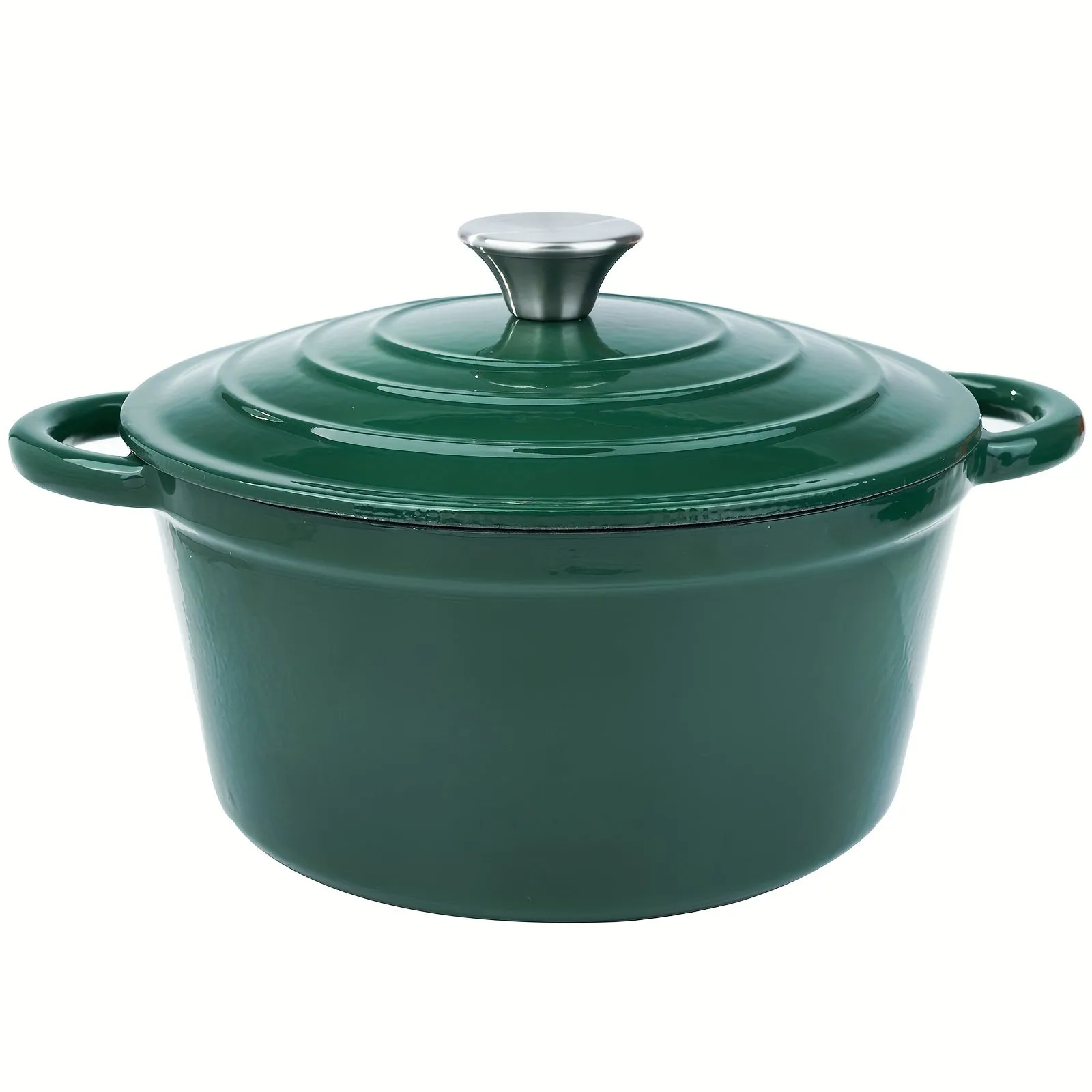 4.5 Quart Large Capacity Enameled Cast Iron Dutch Oven Pot - Heavy-Duty, Oven Safe Up To 500°F, Non-Stick, Pre-Seasoned Cookware - Ideal For Bread Baking, Slow Cooking, Braising, Roasting, Frying, Boiling, and More