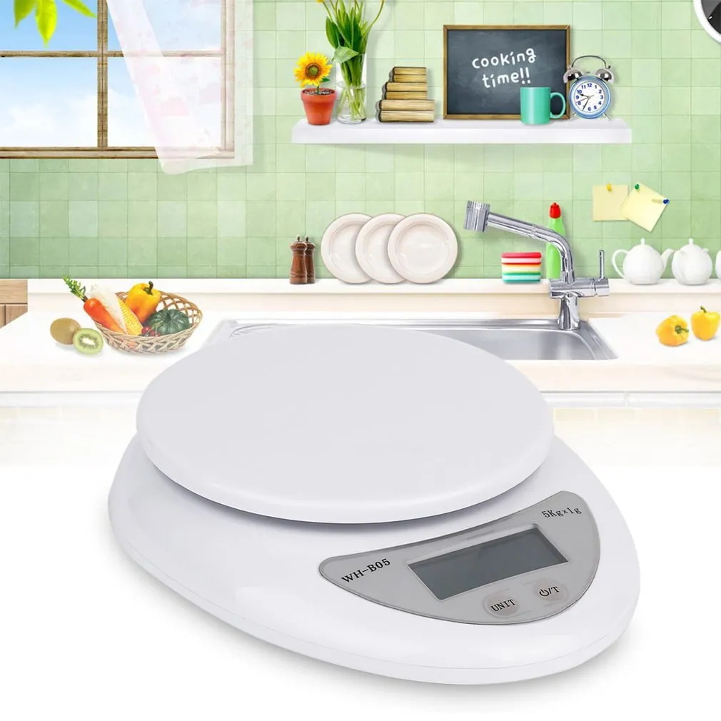 5kg 5000g/1g Digital Kitchen Food Diet Postal Scale Electronic Weight Balance High Quality 2019