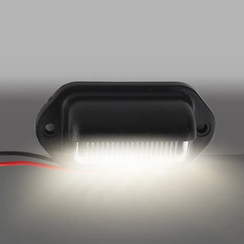 6 LED Car Truck License Plate Lights Trunk Reading Lamp Universal License Taillight for RV Trailer Van Boat