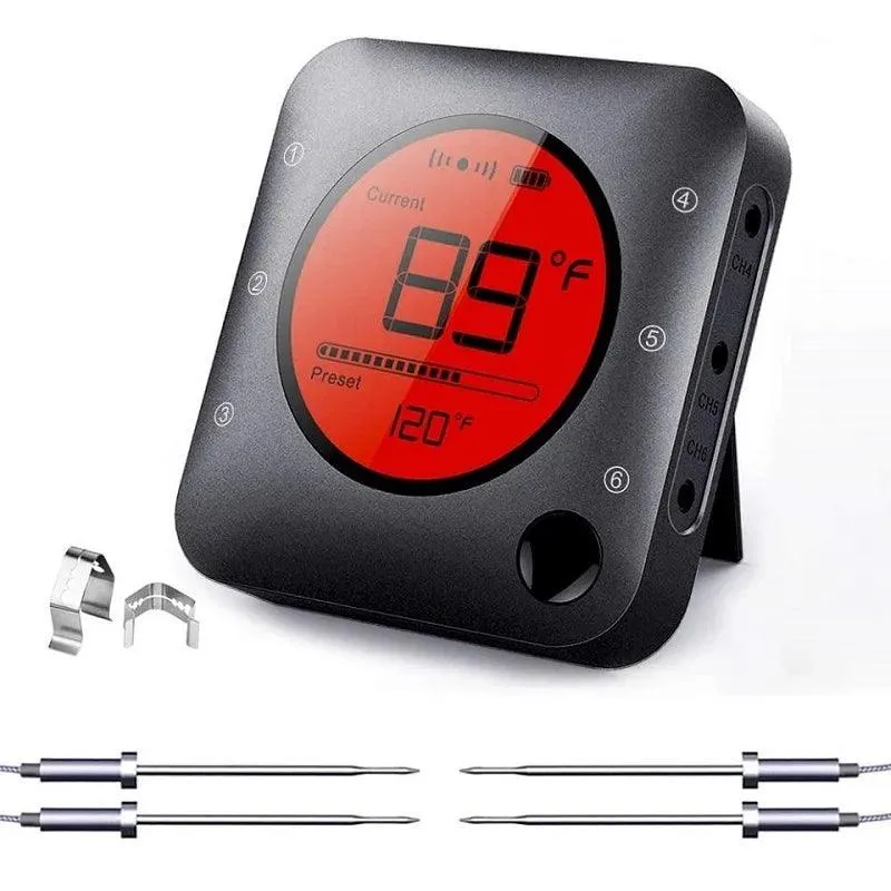 6-Probe Bluetooth Meat Thermometer