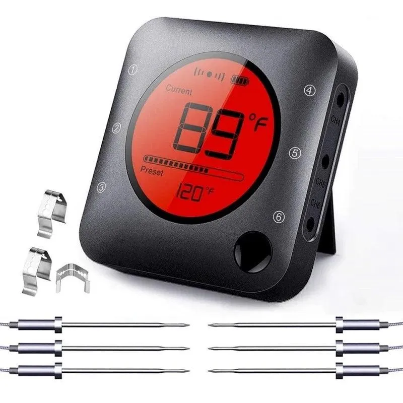 6-Probe Bluetooth Meat Thermometer