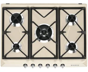69cm Victoria Built-in Gas Hob | Cream