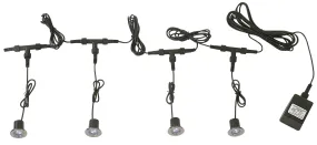 9299 LED Mini Deck Light in Black
