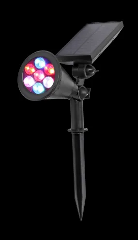 9973-60K  LED Solar Garden Light in Black