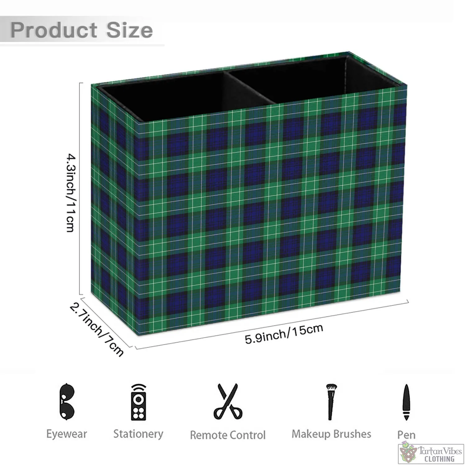 Abercrombie Tartan Pen Holder
