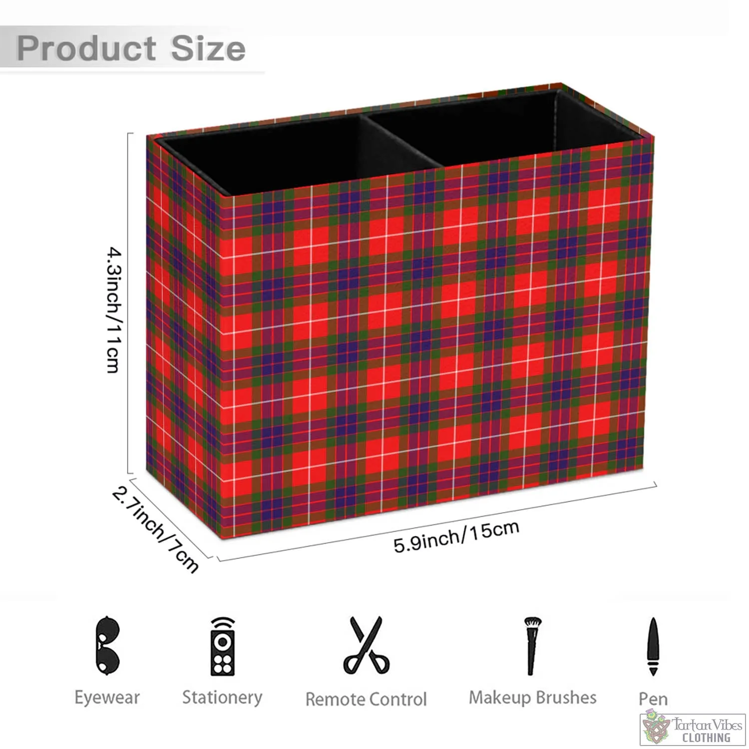 Abernethy Tartan Pen Holder