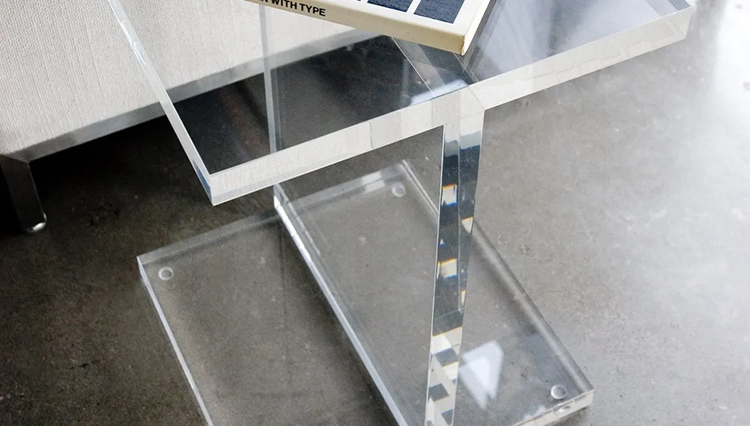 Acrylic I-Beam Table