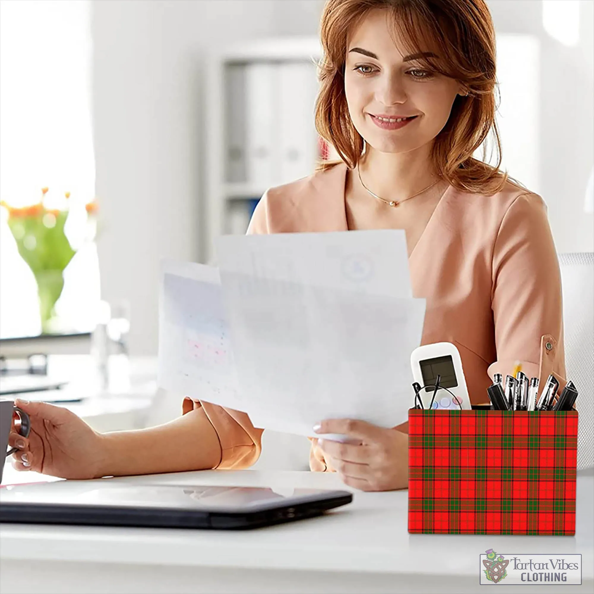 Adair Tartan Pen Holder