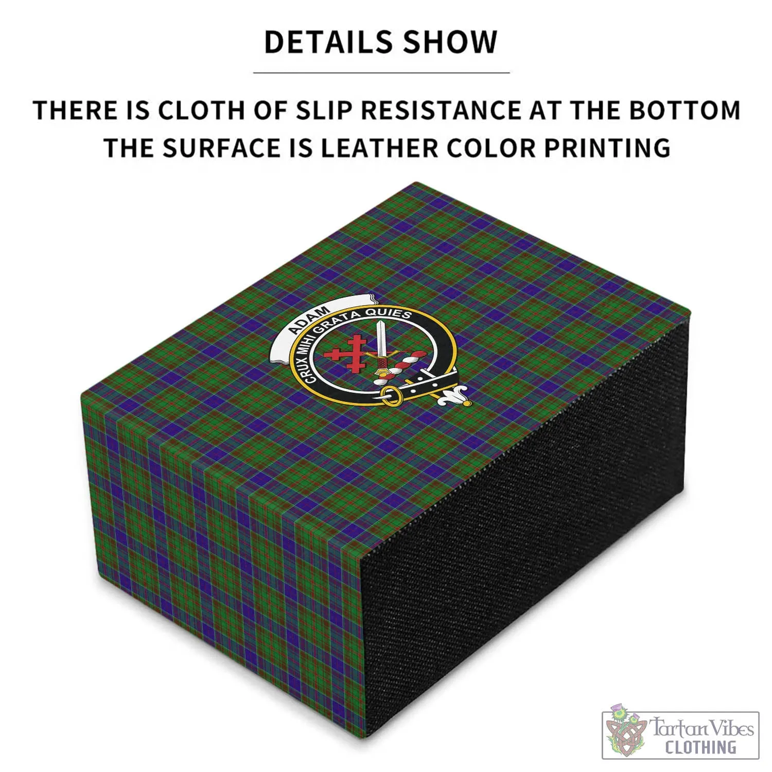 Adam Tartan Pen Holder with Family Crest