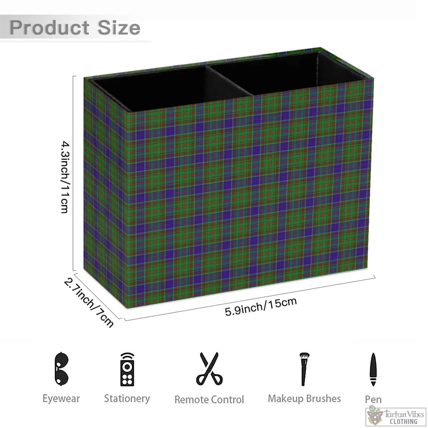 Adam Tartan Pen Holder