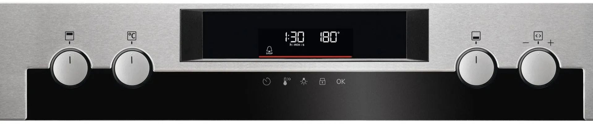 AEG DCS531160M Built In Electric Double Oven - Stainless Steel