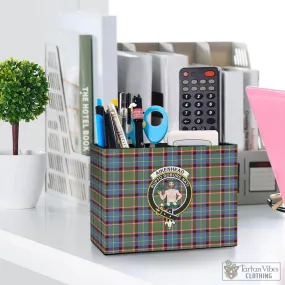 Aikenhead Tartan Pen Holder with Family Crest