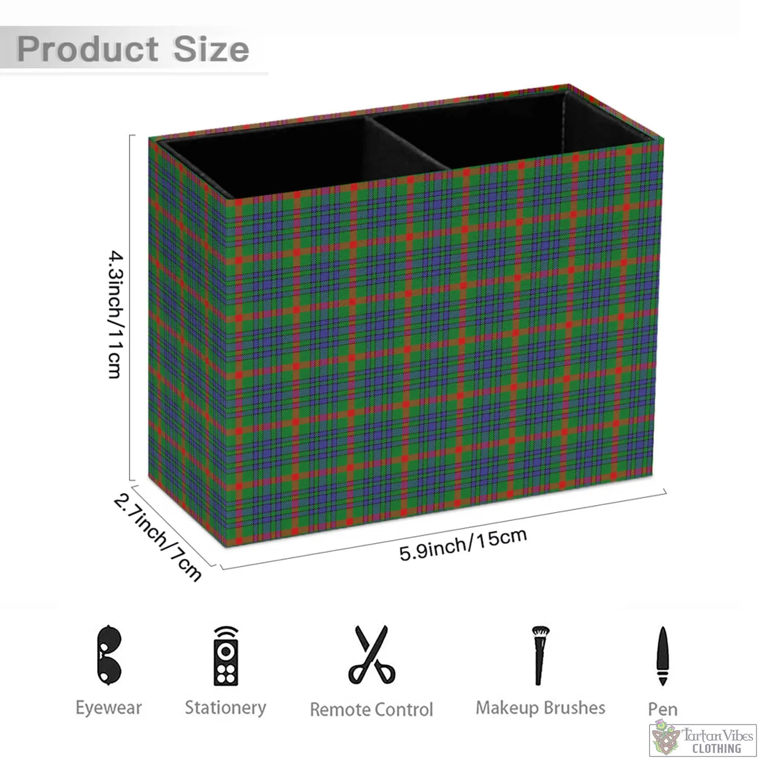 Aiton Tartan Pen Holder