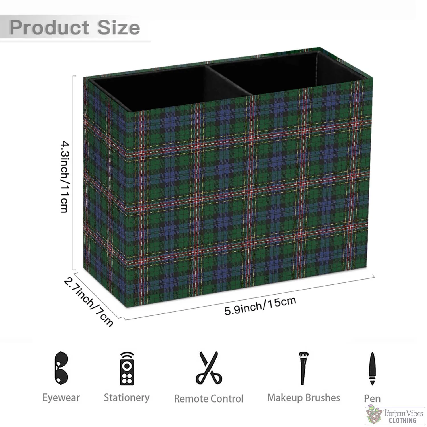 Allison Tartan Pen Holder