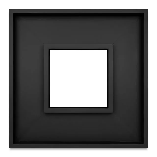 Ampersand Duoframe - 7/8", Black, 6" x 6"