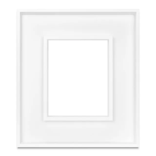 Ampersand Duoframe - 7/8", White, 8" x 10"