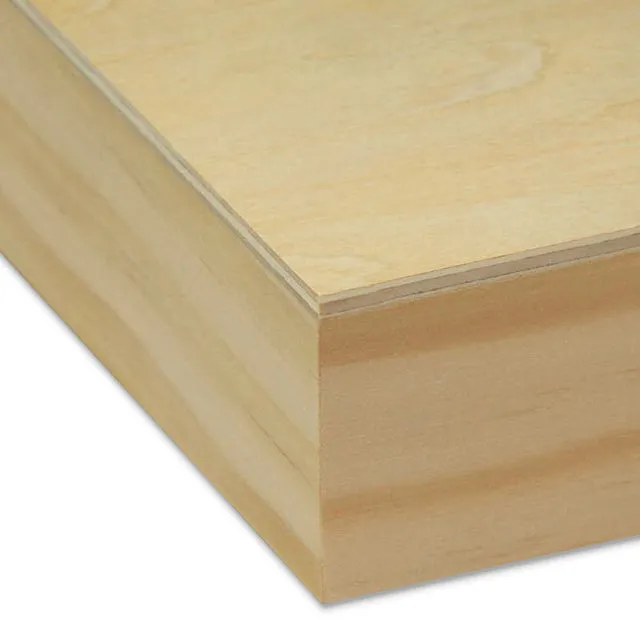 Ampersand Unprimed Basswood Artist Panel - 2-1/2" Cradle, 48" x 48"