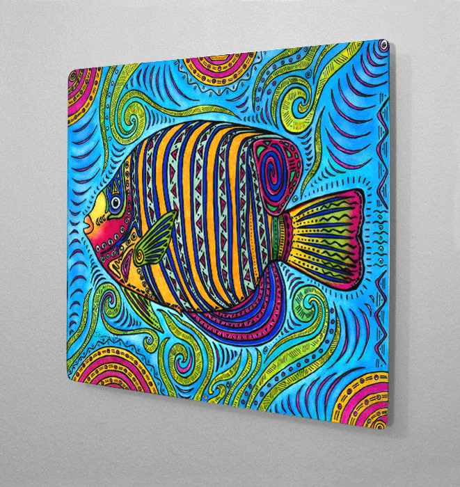 Angelfish Aluminum Wall Art