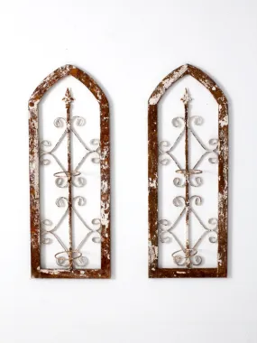 antique architectural garden panels