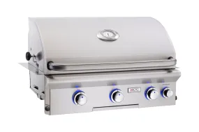 AOG Grills - 30" Built-In Grill Head w/ Rotisserie & Lights - 30NBL