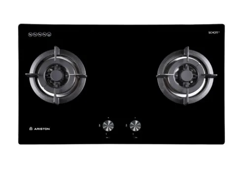 Ariston TH 721 D22 B/LPG Built-in 2 Burner Gas on Glass (76cm)