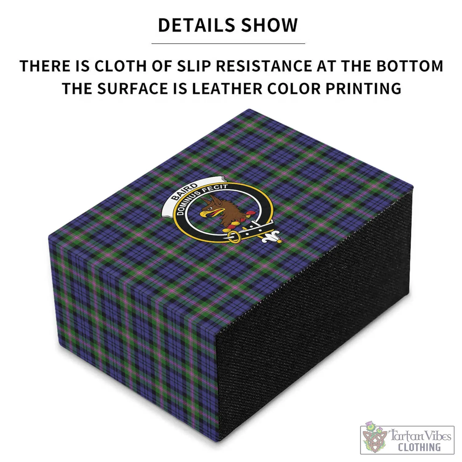 Baird Modern Tartan Pen Holder with Family Crest