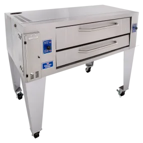 Bakers Pride Y-600/602 Natural Gas 60" Deck Gas Pizza Oven - Single & Double Deck