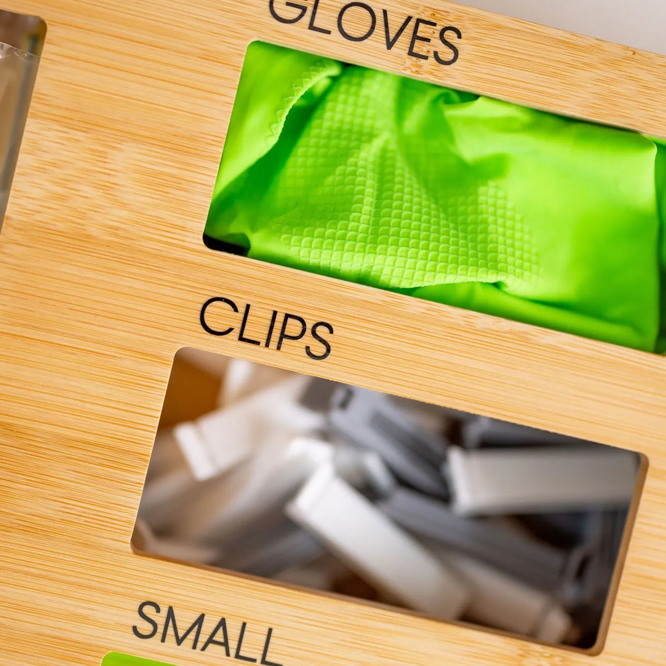 Bamboo Sandwich Bag Organiser